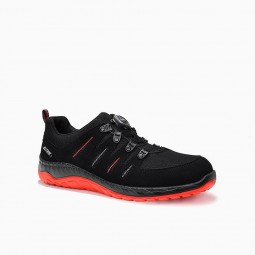 Sicherheitsschuh ELTEN Maddox BOA® black-red Low ESD S3S - 729151